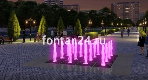 Фонтан для парка "Кубик-Рубик средний"  4x4 м Фонтан для парка "Кубик-Рубик средний"  4x4 м