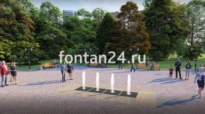 Фонтан для города "Вектор" 4x1 м