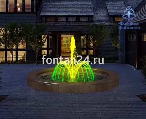 Фонтан для парка "Вулкан средний" ø=3 м Фонтан для парка "Вулкан средний" ø=3 м